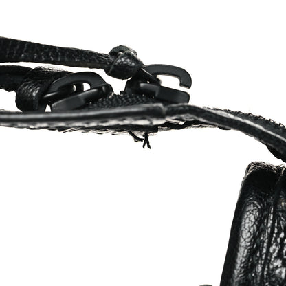 Balenciaga Chevre Black Metallic Edge Hardware S City Black 12 of 12
