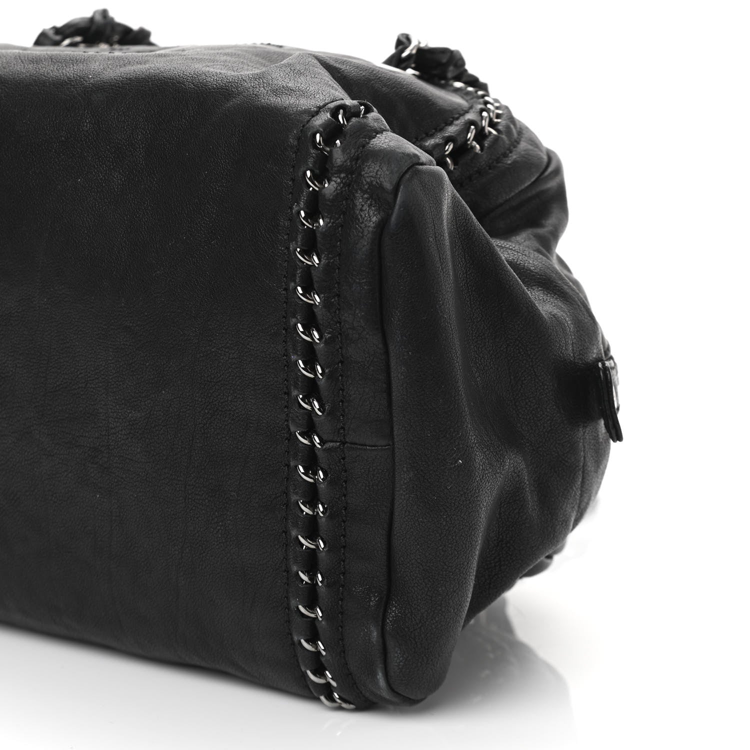 Chanel Smooth Calfskin Medium Luxe Ligne Bowler Black 10 of 10