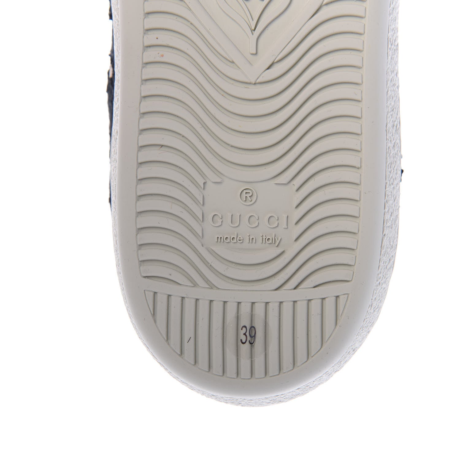 Gucci Lace Crystal Sylvie Web Flower Leaf Womens Ace Sneakers 39 Black Tan Beige 8 of 10