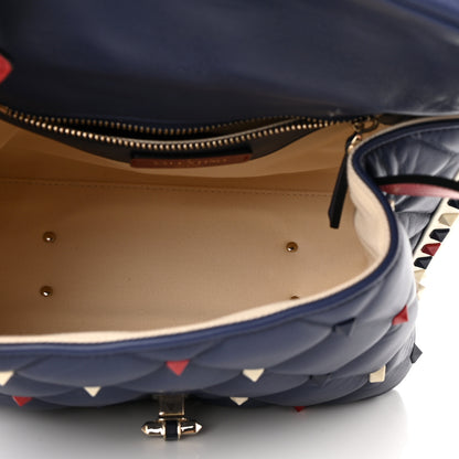Valentino Garavani Nappa Medium Candystud Top Handle Bag Navy 6 of 10