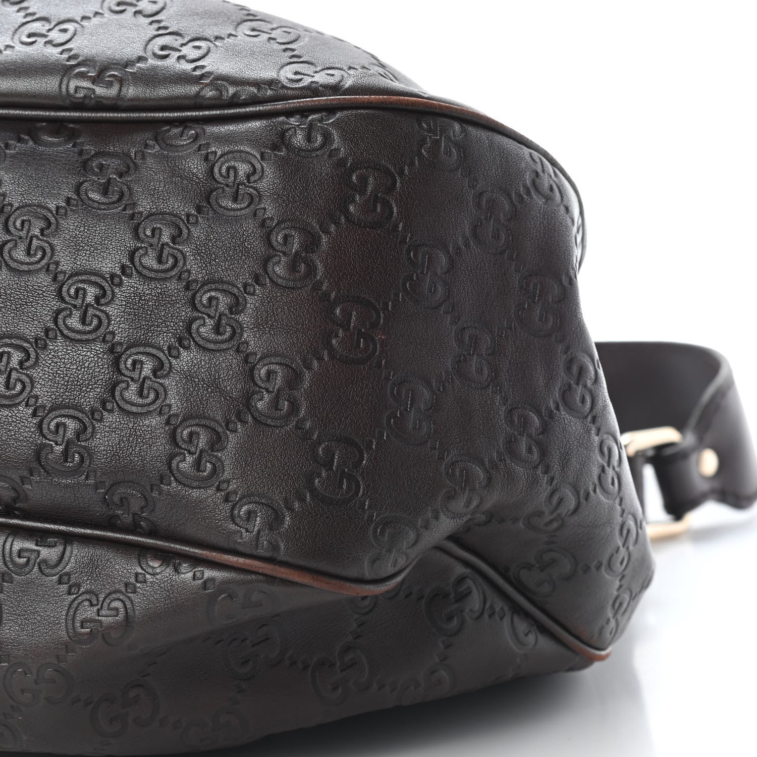 Gucci Guccissima Medium Sukey Hobo Dark Brown 8 of 8