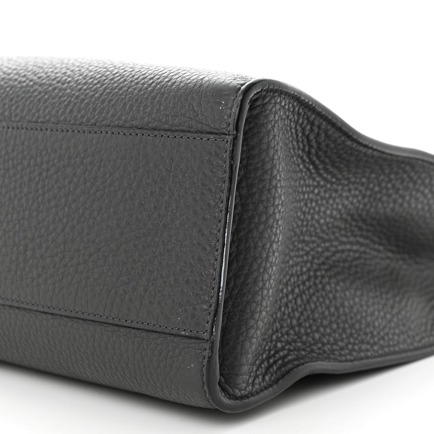 Cuoio Romano Glazed Fabric FF 1974 Peekaboo X-Lite Fit Asfalto Mou Black