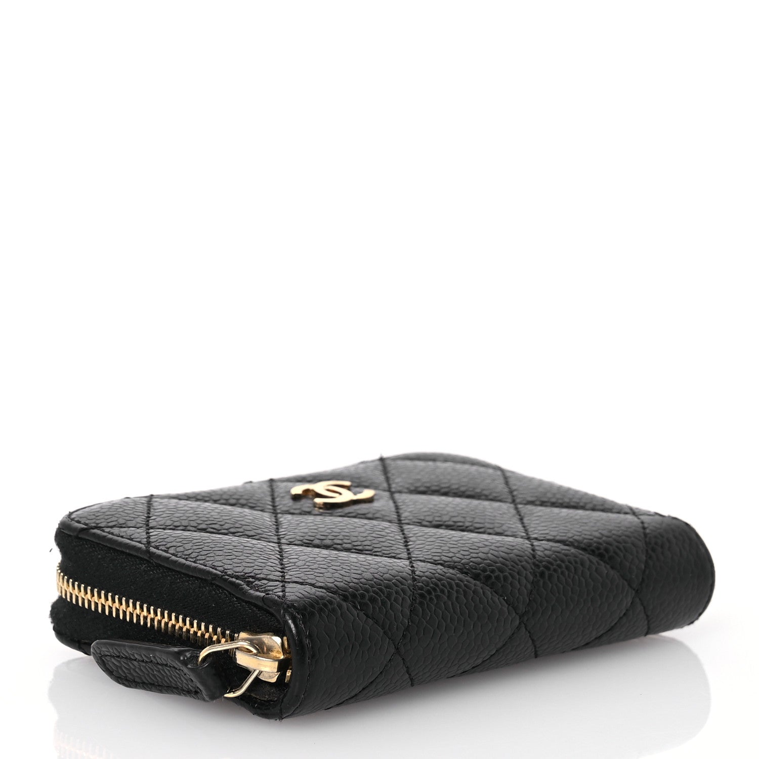 Chanel Caviar Quilted Classic Zipped Coin Purse Black 4 of 13