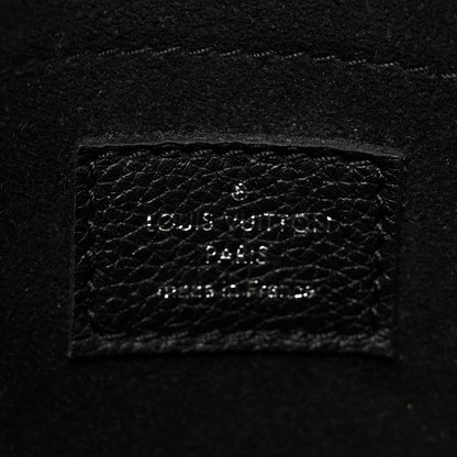Louis Vuitton Soft Calfskin Mylockme Chain Bag BB Black 6 of 9
