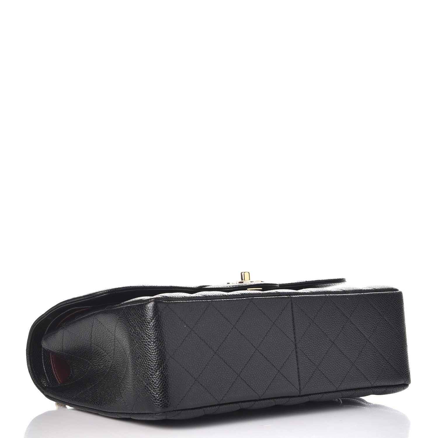 Chanel Caviar Quilted Jumbo Double Flap Black 7 of 9
