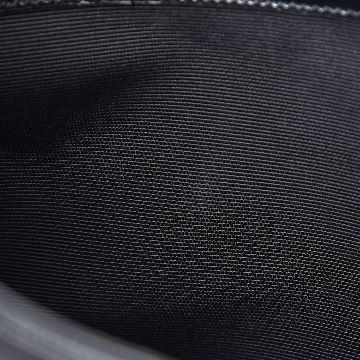 Saint Laurent Grain De Poudre Matelasse Chevron Monogram Shopping Bag Black 12 of 13