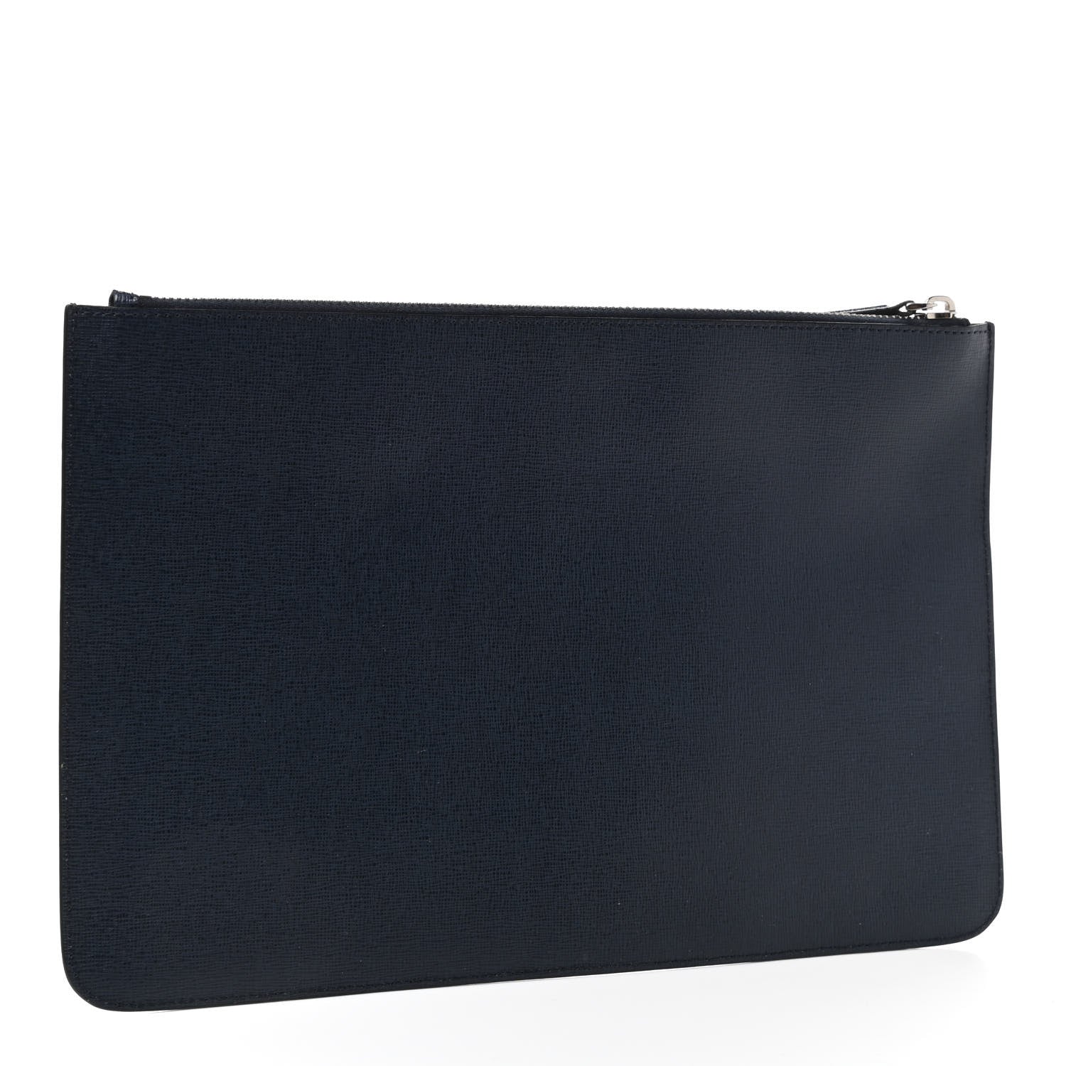 Fendi Vitello Elite Monster Eyes Inlay Bi-Color Pouch Navy Mulitcolor 3 of 7