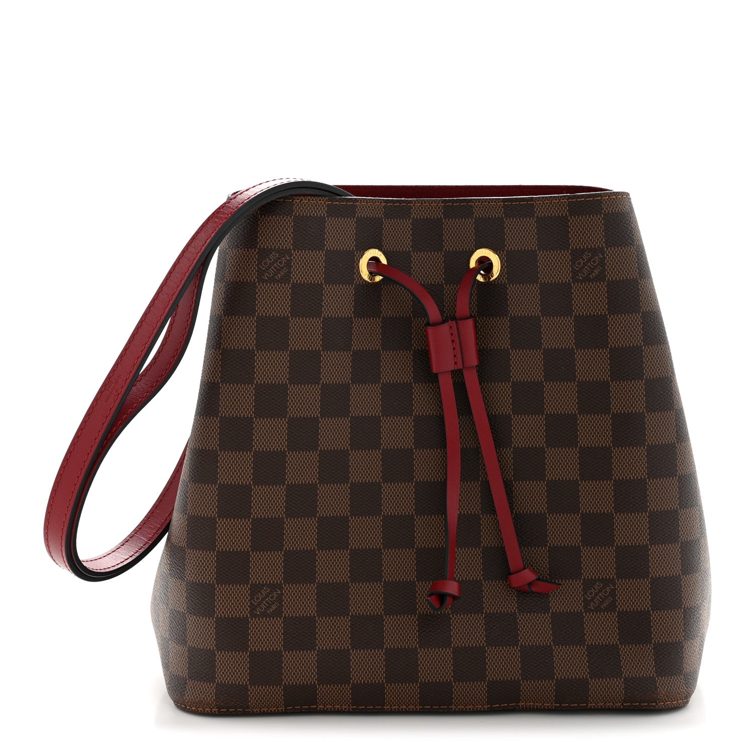 Louis Vuitton Damier Ebene Neonoe MM Cherry Berry 1 of 13