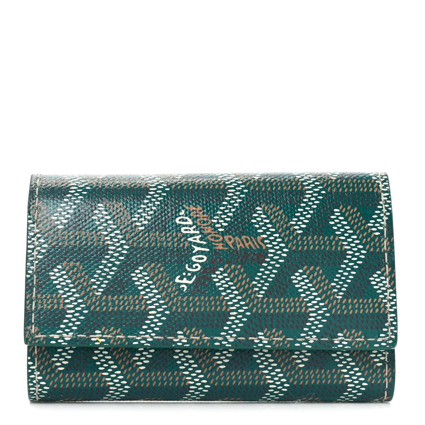 Goyardine Saint Michel 6 Key Holder Green