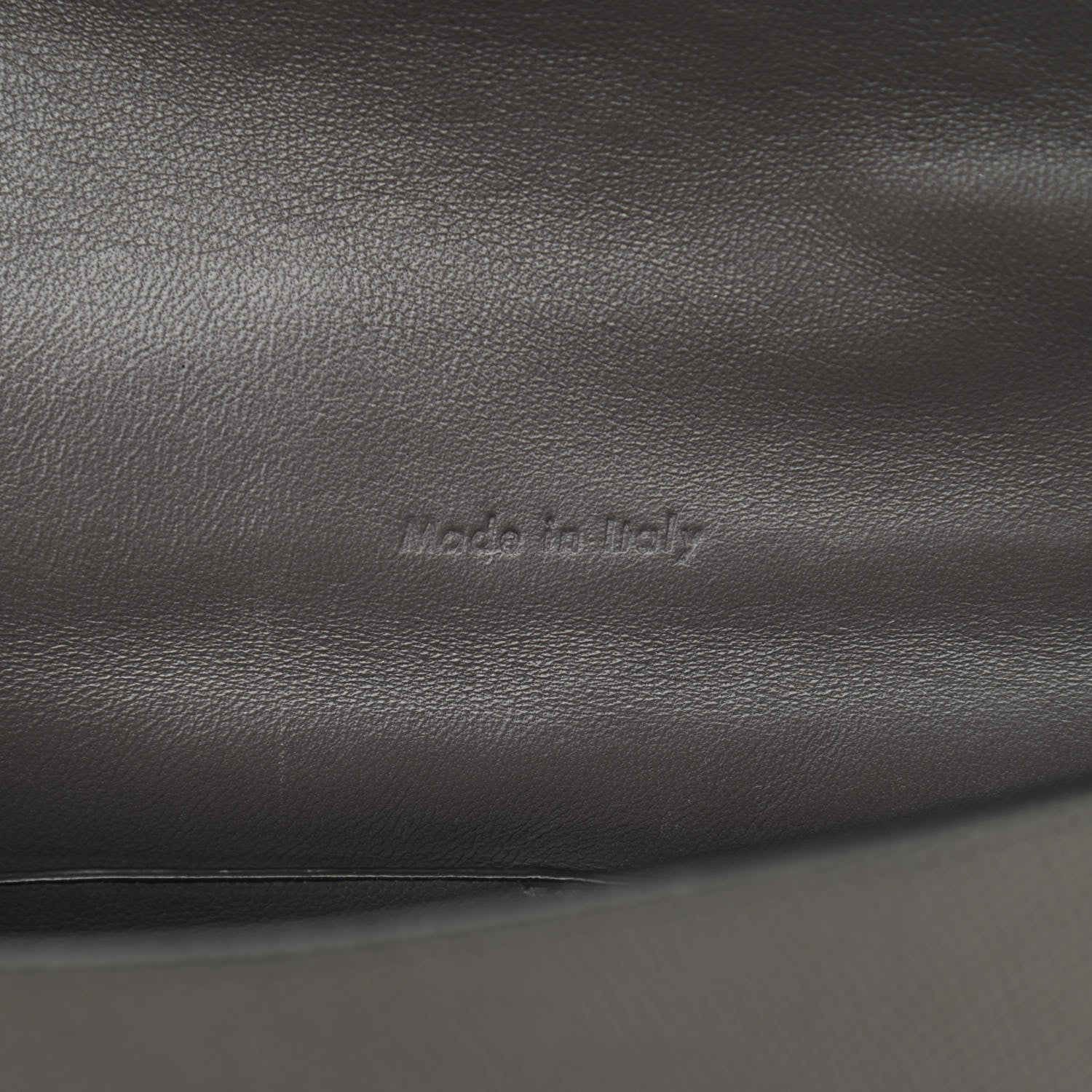 Celine Grained Calfskin Medium Trotteur Grey 6 of 11