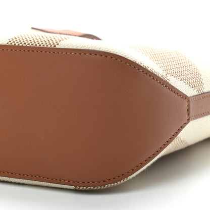Hermes Swift Toile H Cabas H En Biais 27 Ecru Naturel Gold 8 of 9