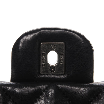 Chanel Lambskin Quilted Jumbo Paris Dallas Single Flap Black 5 of 8