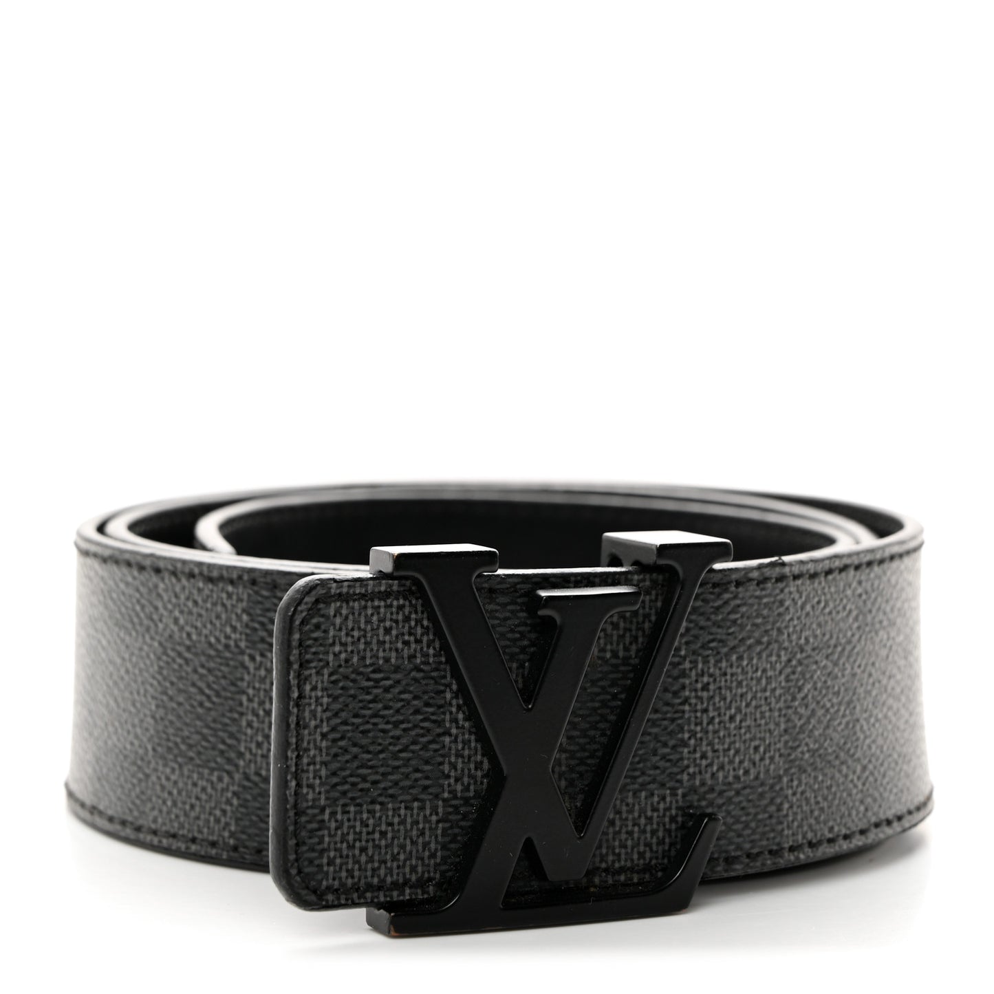 Damier Graphite 40mm LV Initiales Belt 90 36