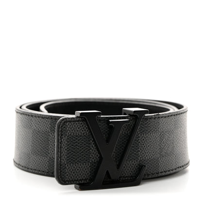 Louis Vuitton Damier Graphite 40mm LV Initiales Belt 90 36 1 of 8