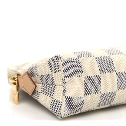 Louis Vuitton Damier Azur Cosmetic Pouch GM 8 of 9