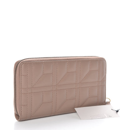Gucci Calfskin Matelasse Pearly GG Marmont Zip Around Wallet Porcelain Rose 3 of 8