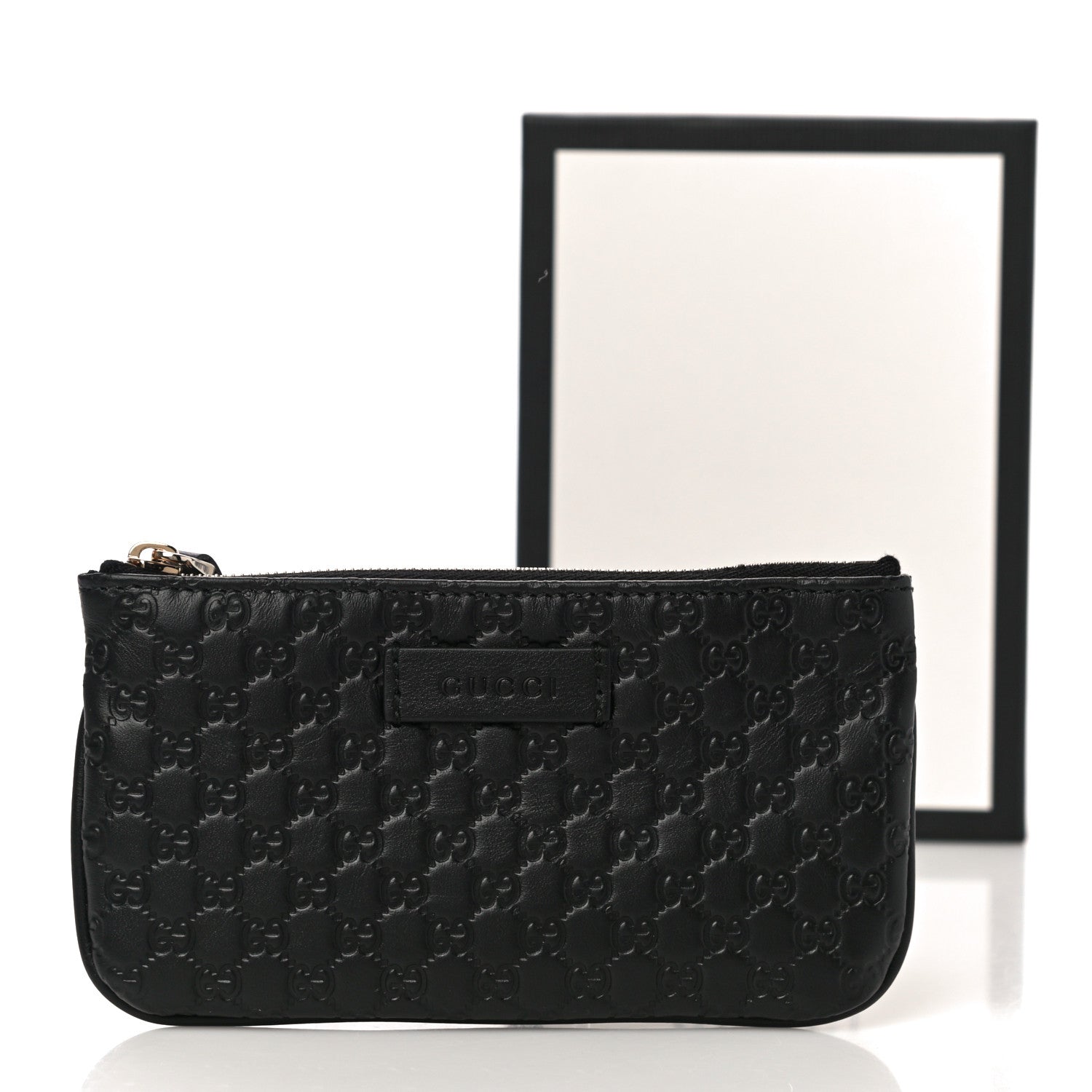 Gucci Microguccissima Key Ring Coin Case Black 11 of 11
