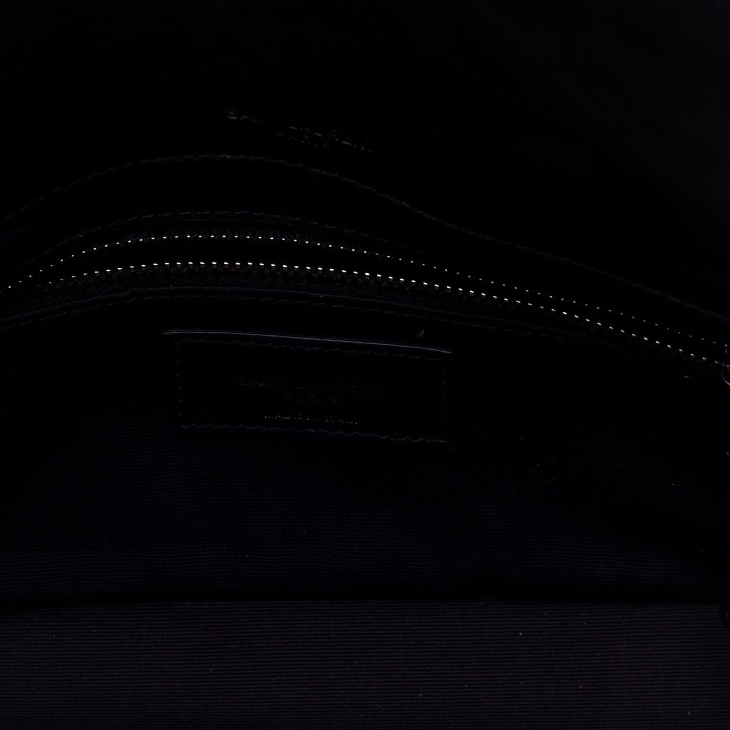 Lambskin Patchwork Micro Stud Monogram Medium Jamie Baguette Black