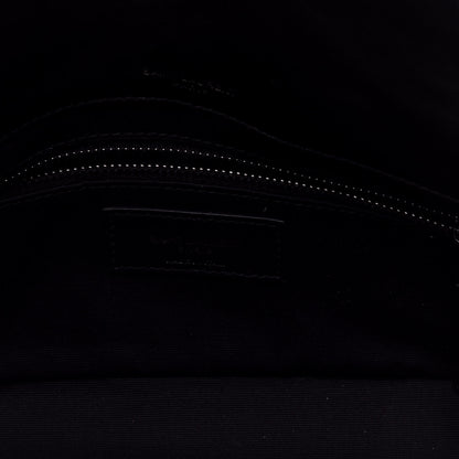 Saint Laurent Lambskin Patchwork Micro Stud Monogram Medium Jamie Baguette Black 5 of 11