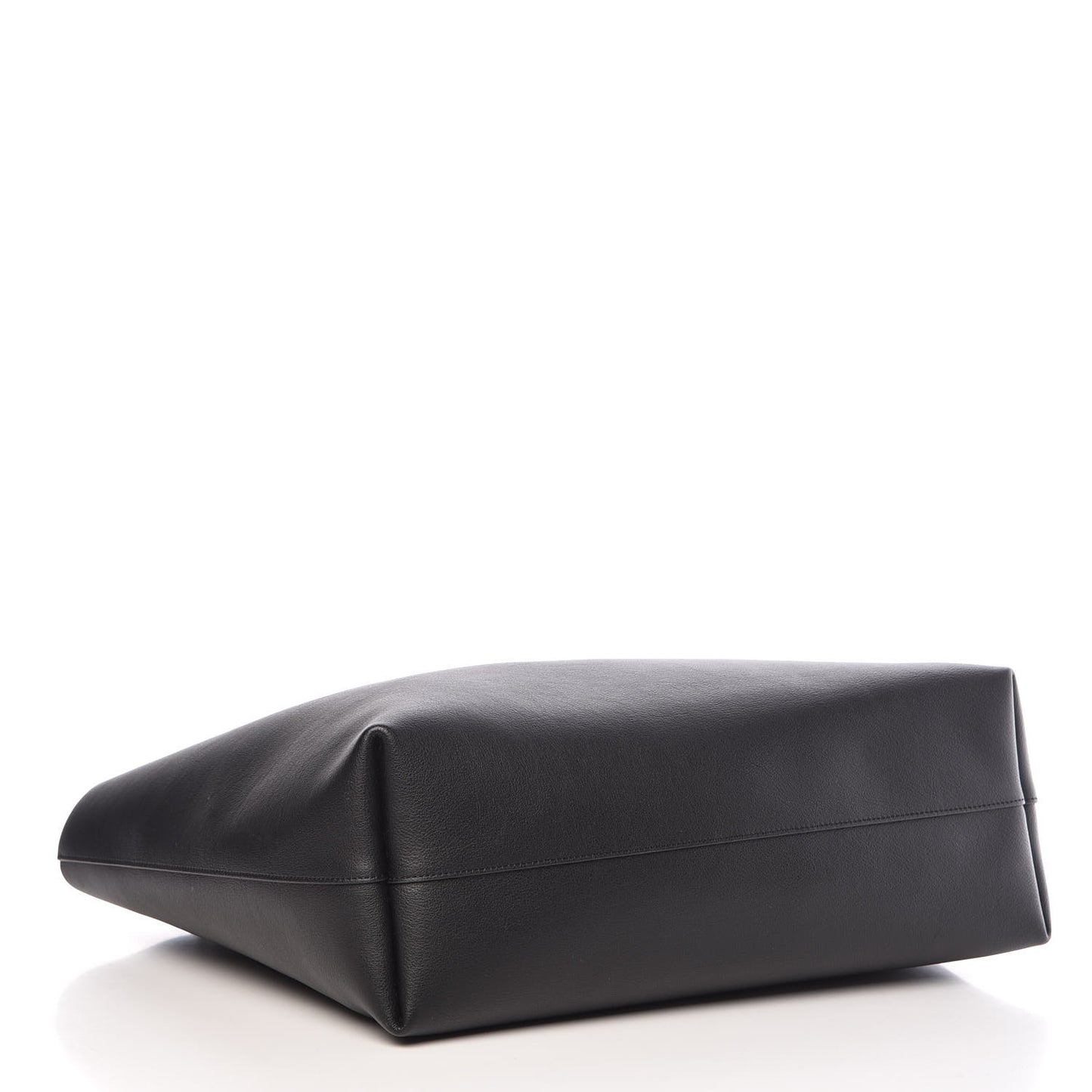 Calfskin Large Shopping Tote Black