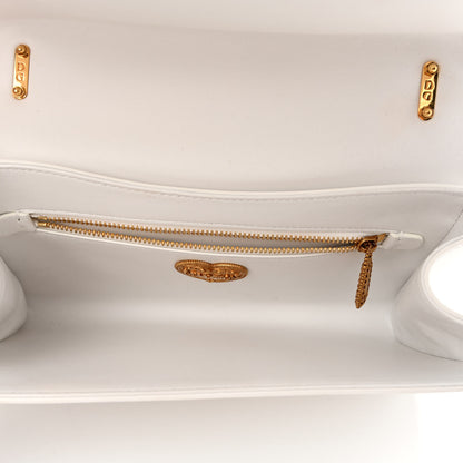 Dolce & Gabbana Calfskin Medium Devotion Crossbody Bag White 5 of 10