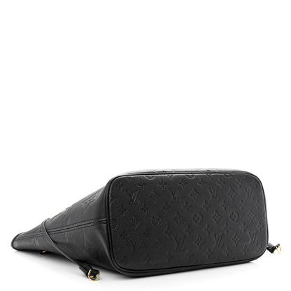 Louis Vuitton Empreinte Monogram Giant Neverfull MM Black 4 of 9