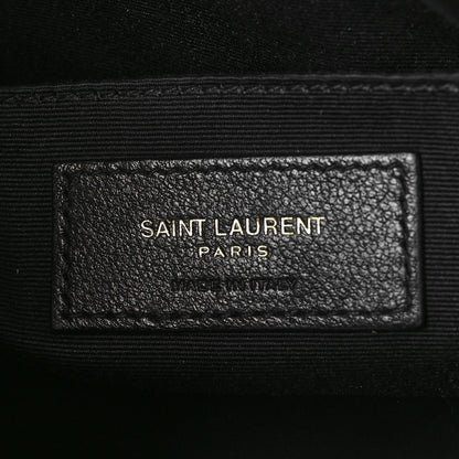 Saint Laurent Calfskin Matelasse Monogram Lou Camera Bag Dark Beige 5 of 7