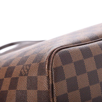 Louis Vuitton Damier Ebene Neo Neverfull MM Rose Ballerine 16 of 17