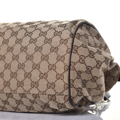 Gucci Monogram Medium Sukey Boston Bag Brown 10 of 10