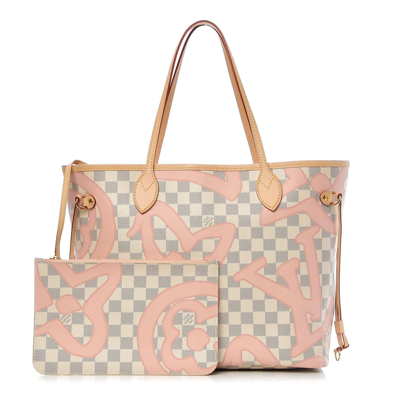 Louis Vuitton Damier Azur Tahitienne Neverfull MM 1 of 8
