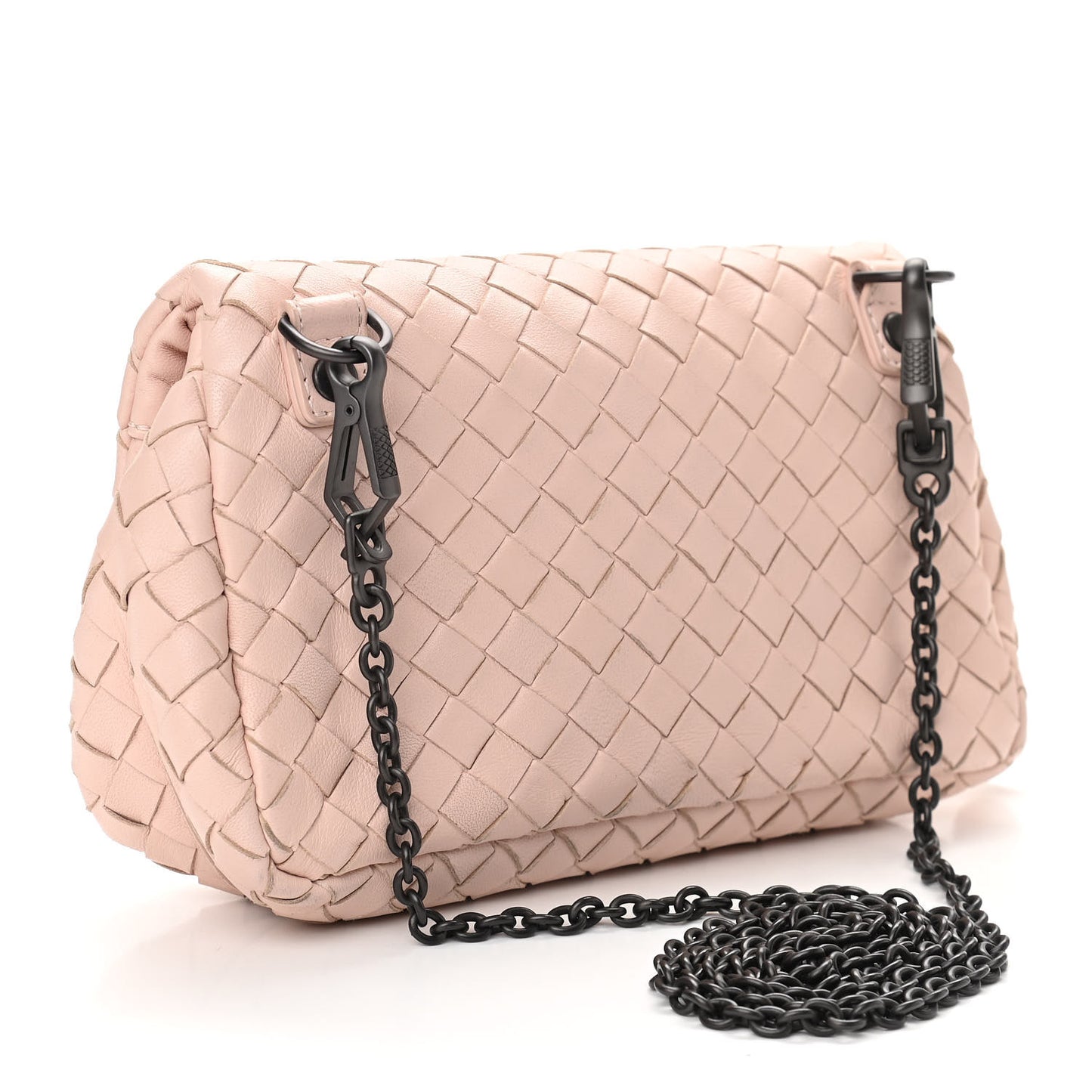 Nappa Intrecciato Mini Messenger Bag Petale
