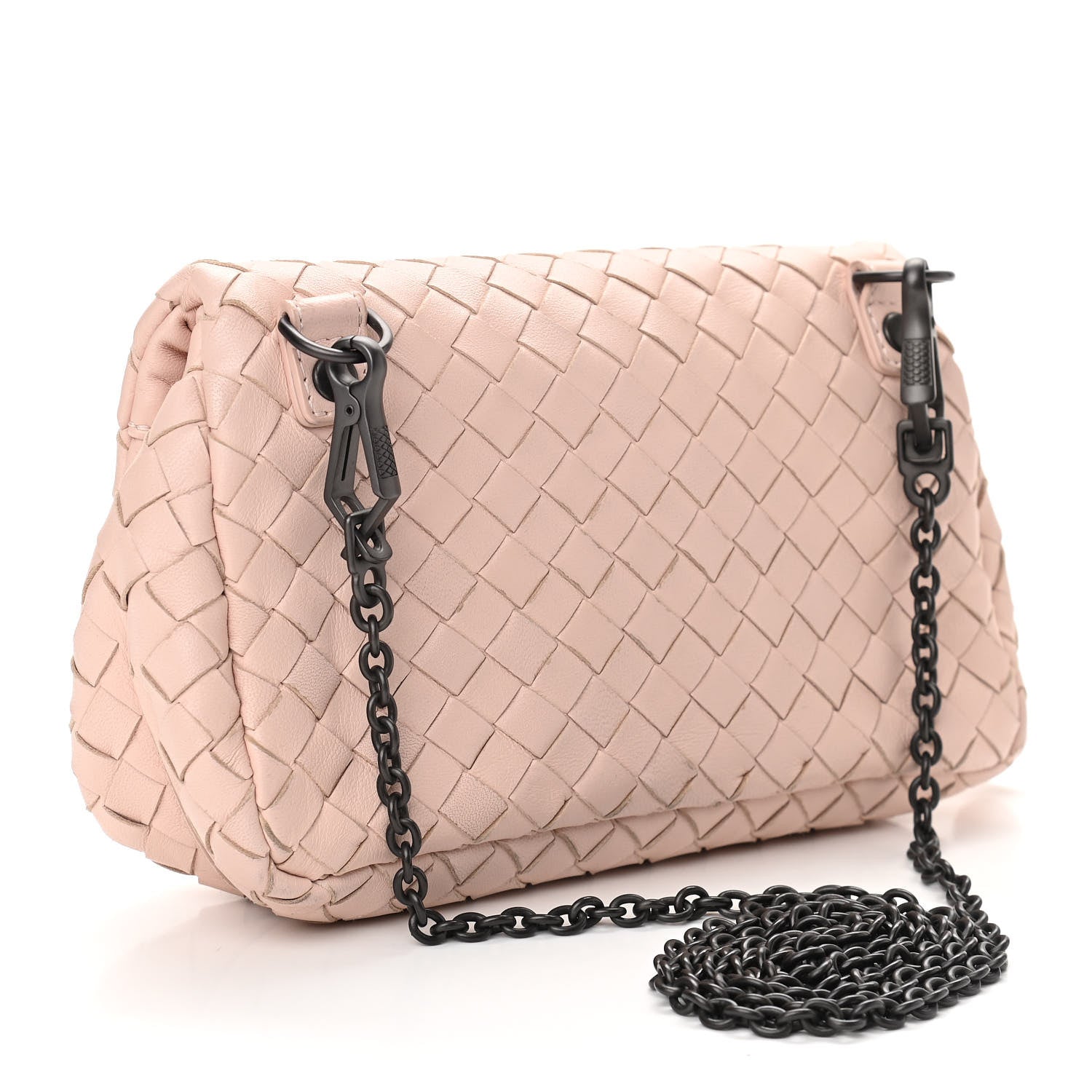 Bottega Veneta Nappa Intrecciato Mini Messenger Bag Petale 3 of 11