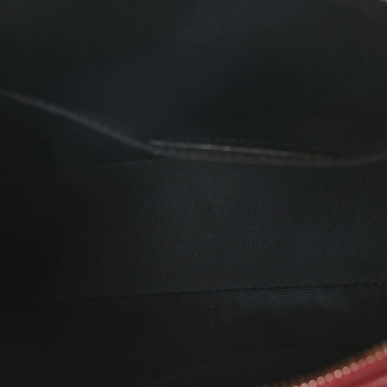 Saint Laurent Calfskin Matelasse Monogram Lou Camera Bag Opyum Red 5 of 10