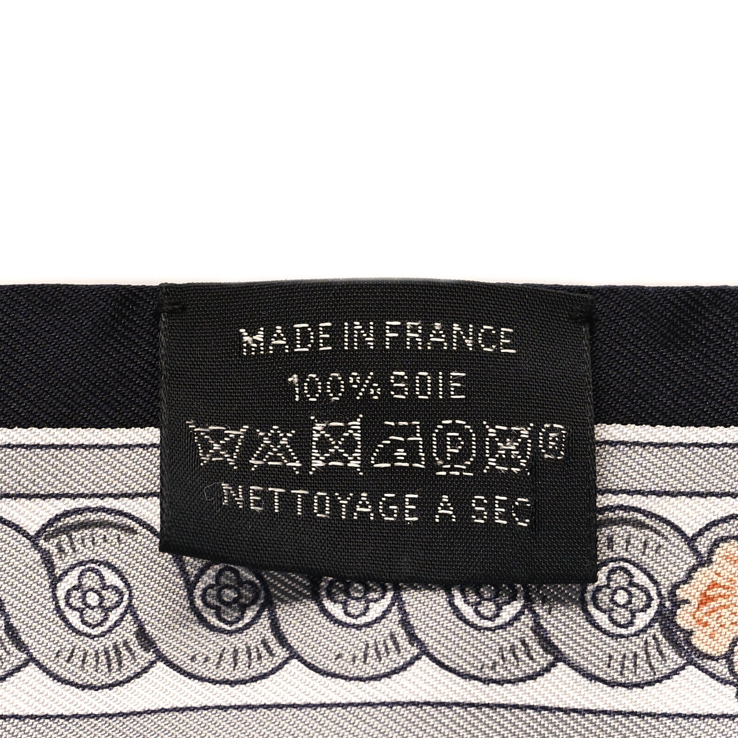 Hermes Silk Bride De Cour Twilly Black White Or Rose 3 of 4