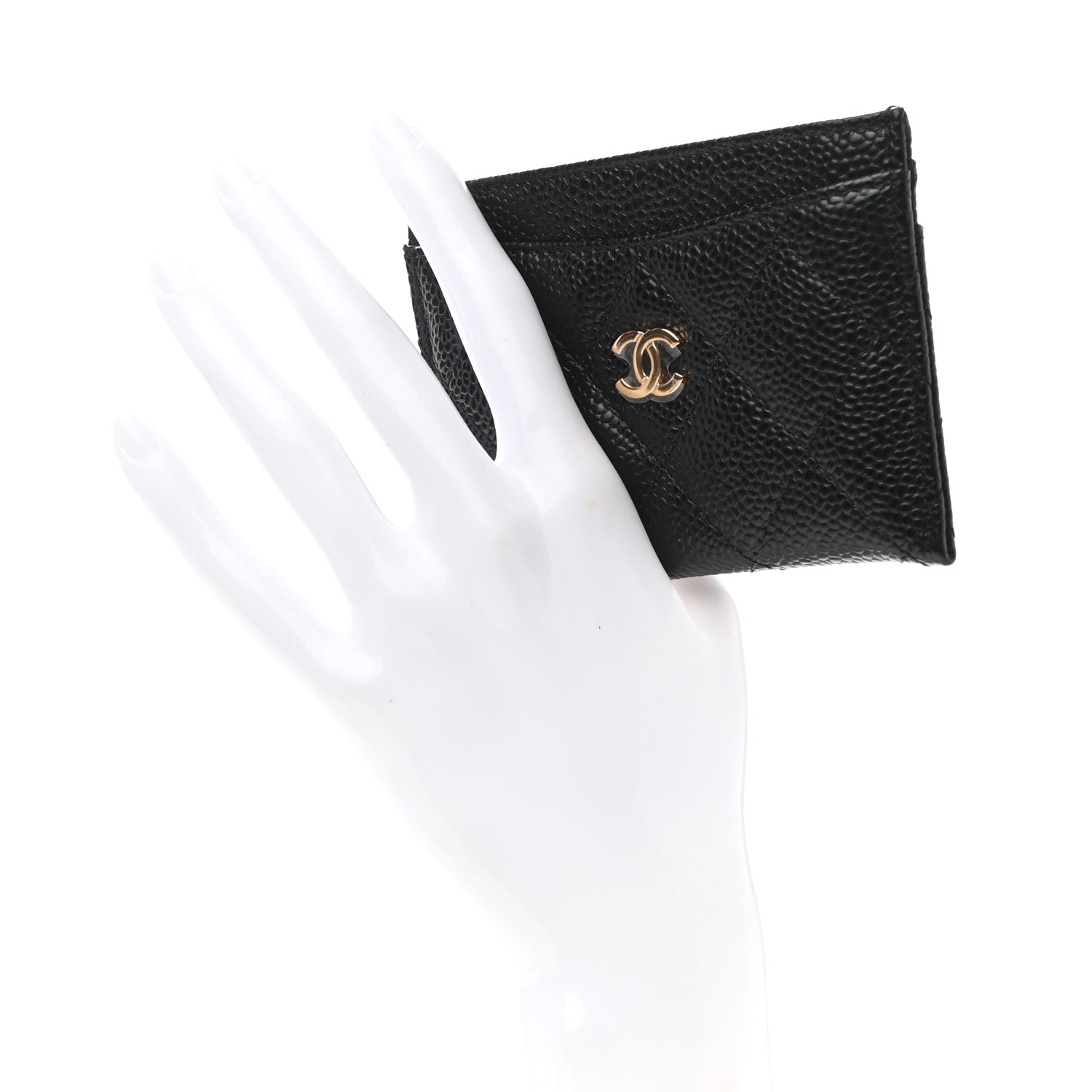 Chanel Caviar Quilted Card Holder Black 3 of 10