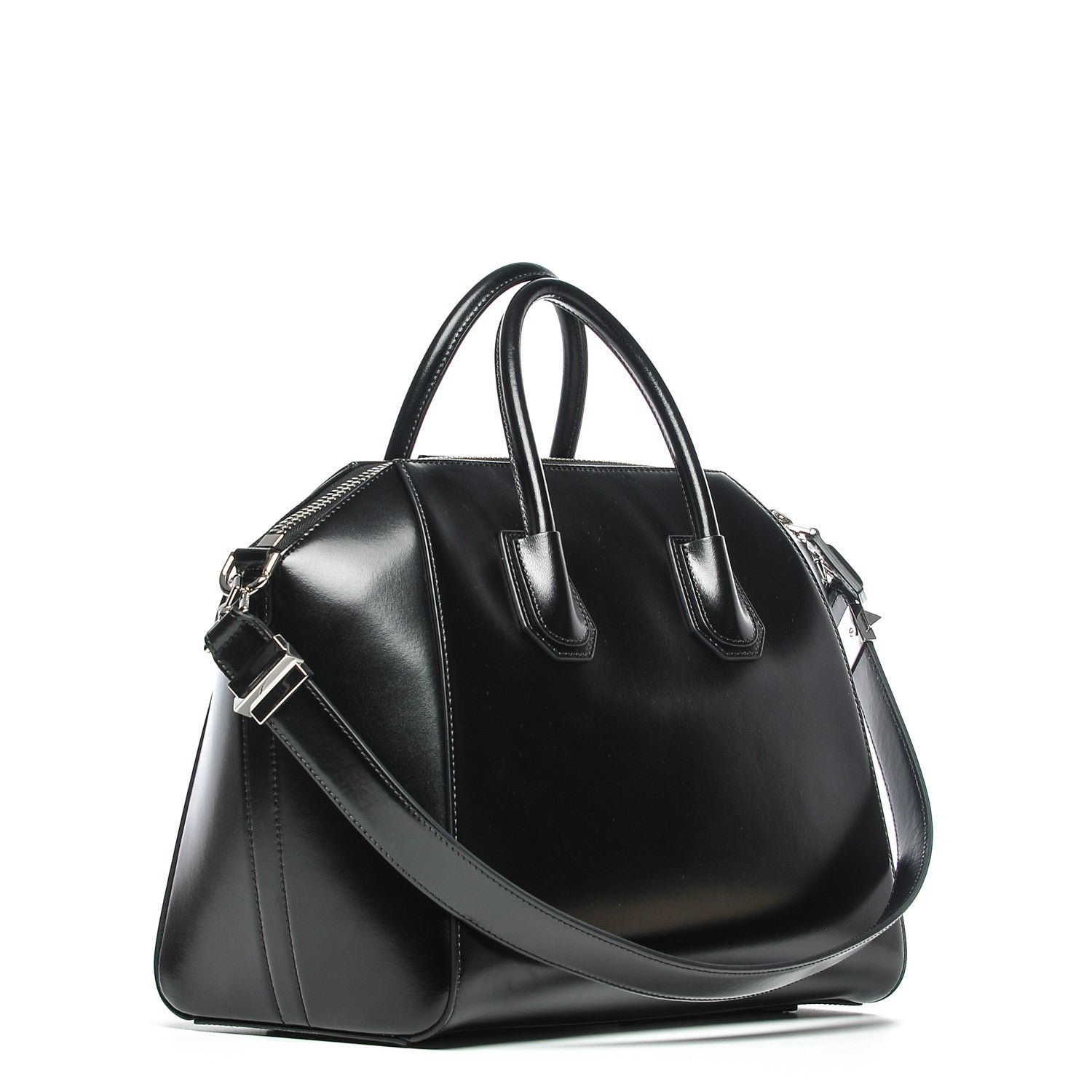 Givenchy Shiny Lord Calfskin Medium Antigona Black 3 of 6