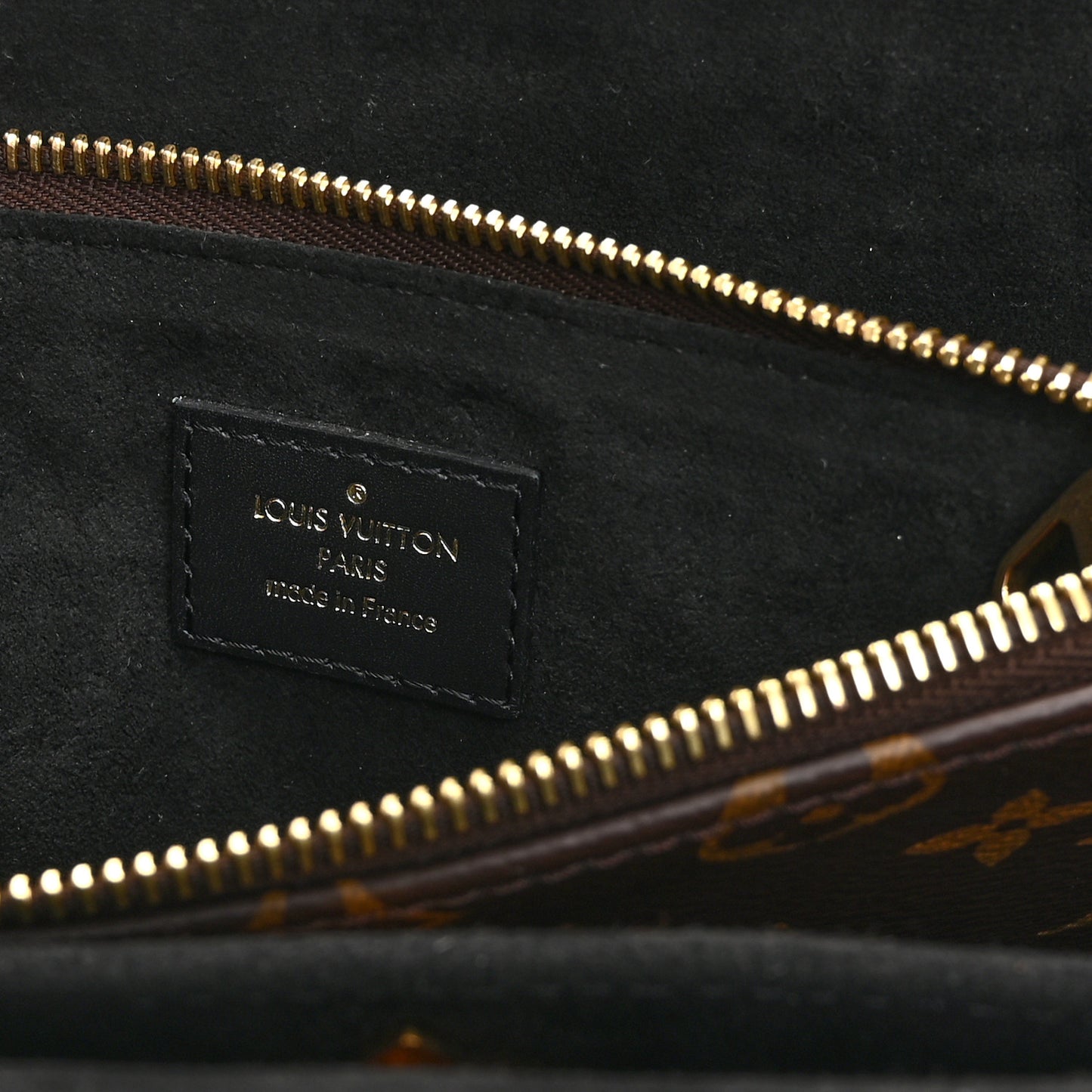 Monogram Flower Tote Black