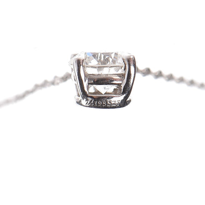 Tiffany Platinum Diamond .48ct Solitaire Pendant Necklace 8 of 8