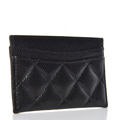 Chanel Caviar Quilted Card Holder Black 3 of 8