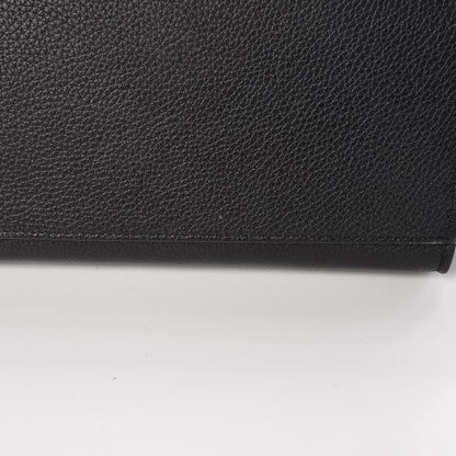 Celine Drummed Calfskin Suede Small Trapeze Black 10 of 13