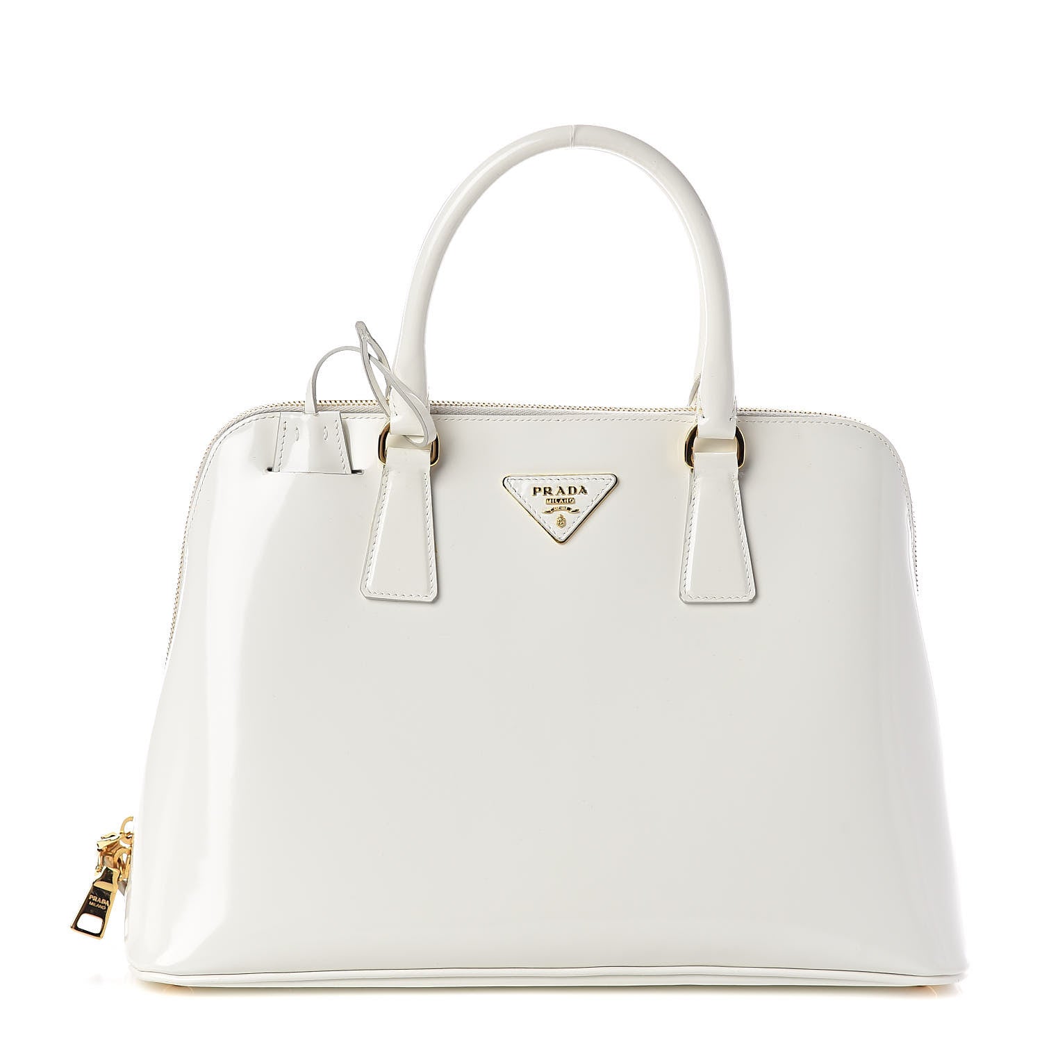 Prada Spazzolato Medium Promenade Tote White 1 of 10