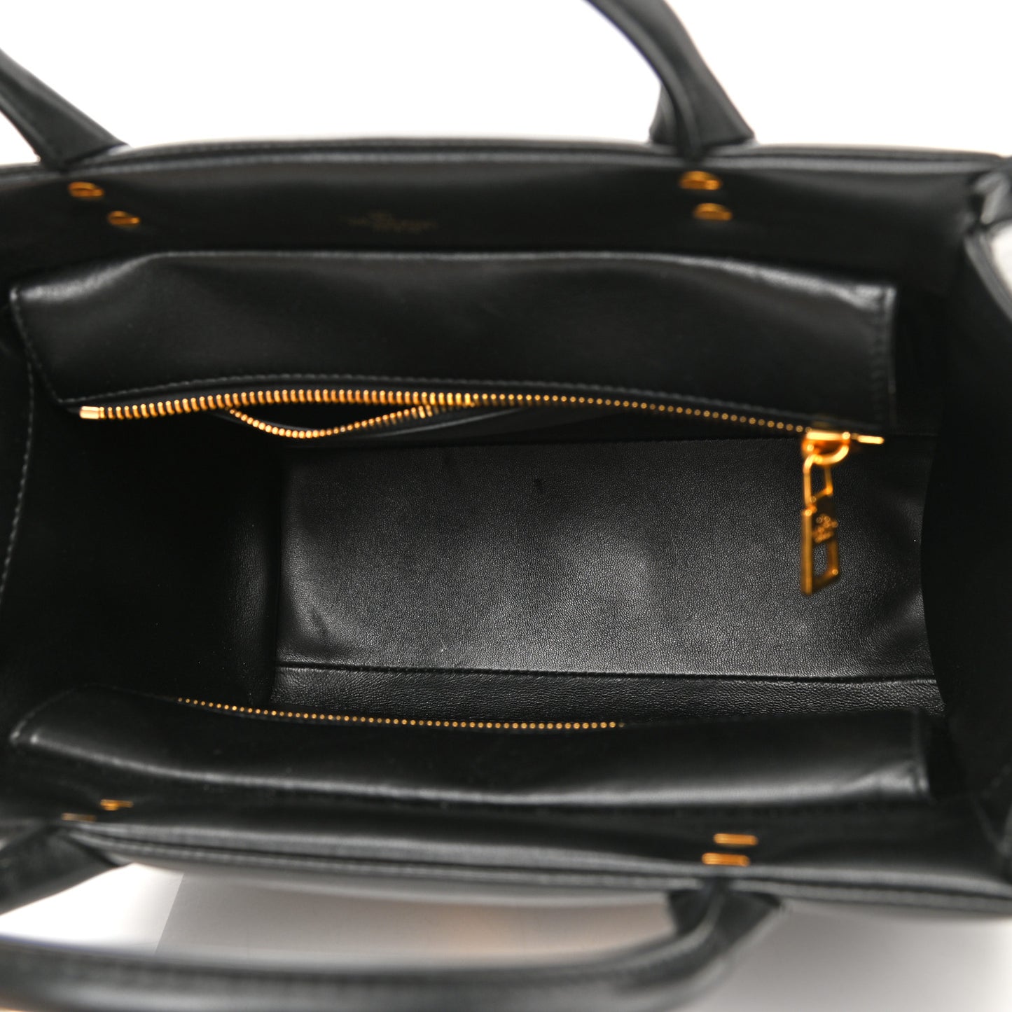 Nappa Medium One Stud Handbag Black