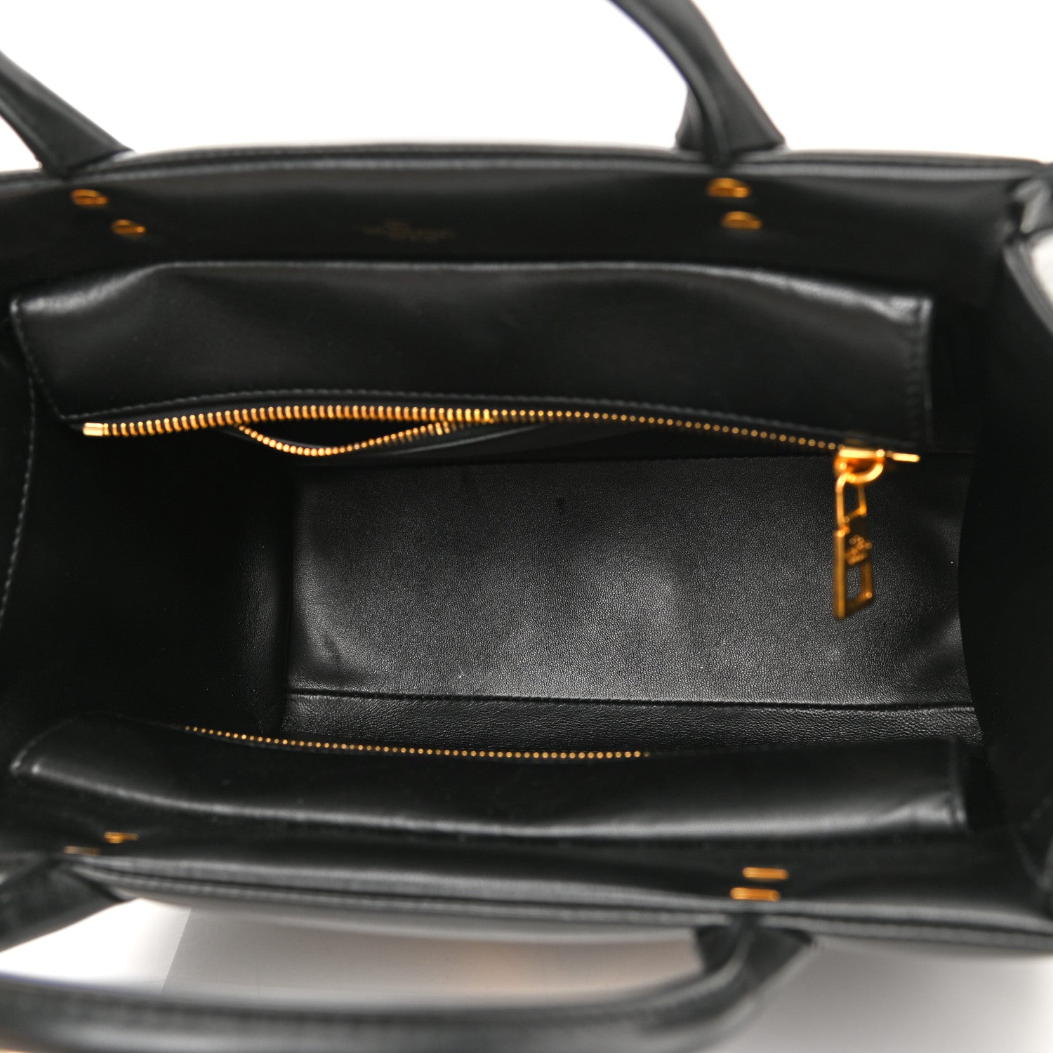 Valentino Garavani Nappa Medium One Stud Handbag Black 5 of 9