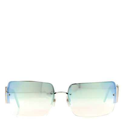 Chanel Crystal CC Sunglasses 4095-B Silver 2 of 8