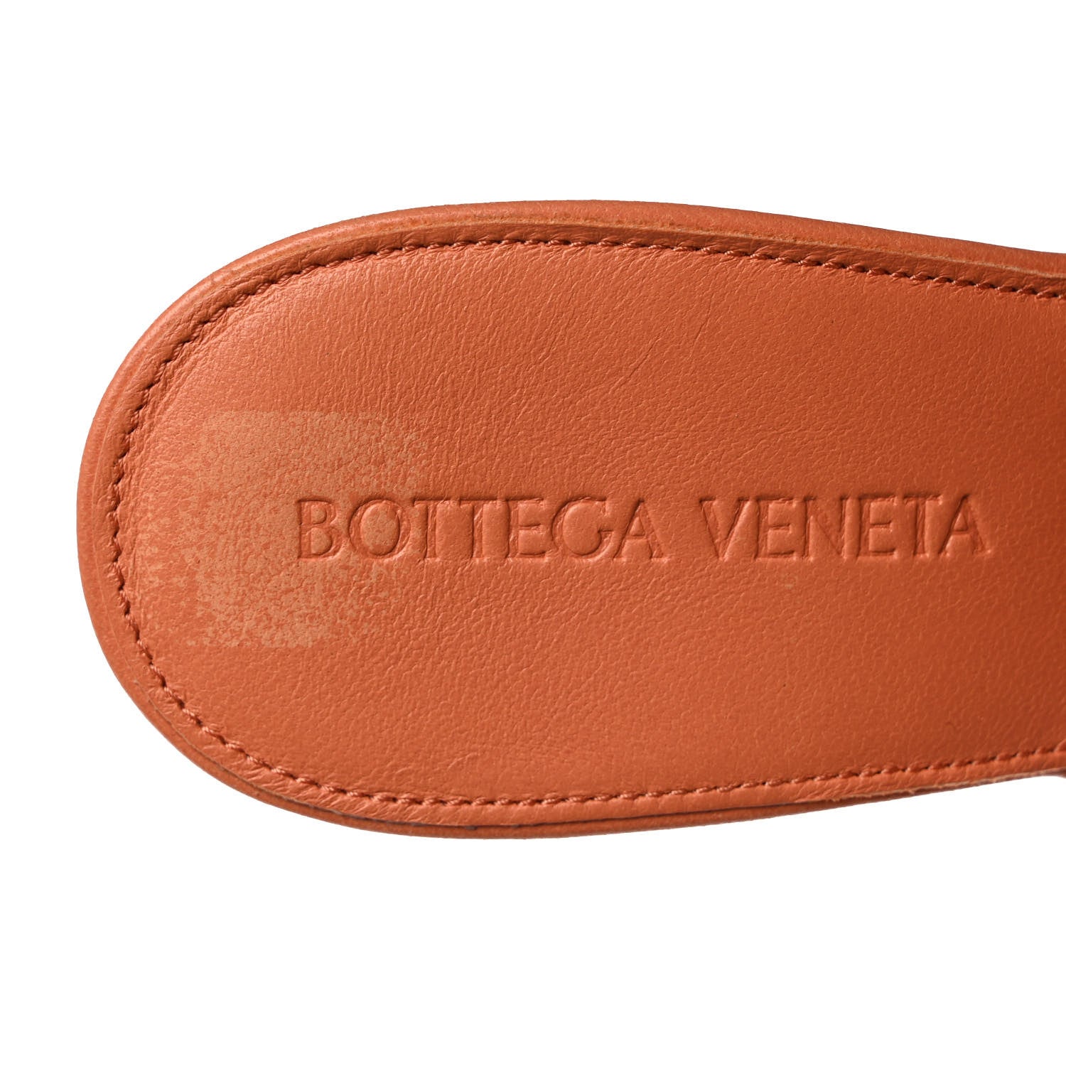 Bottega Veneta Nappa Maxi Intrecciato Lido Mule Sandals 37 Papaya 7 of 8