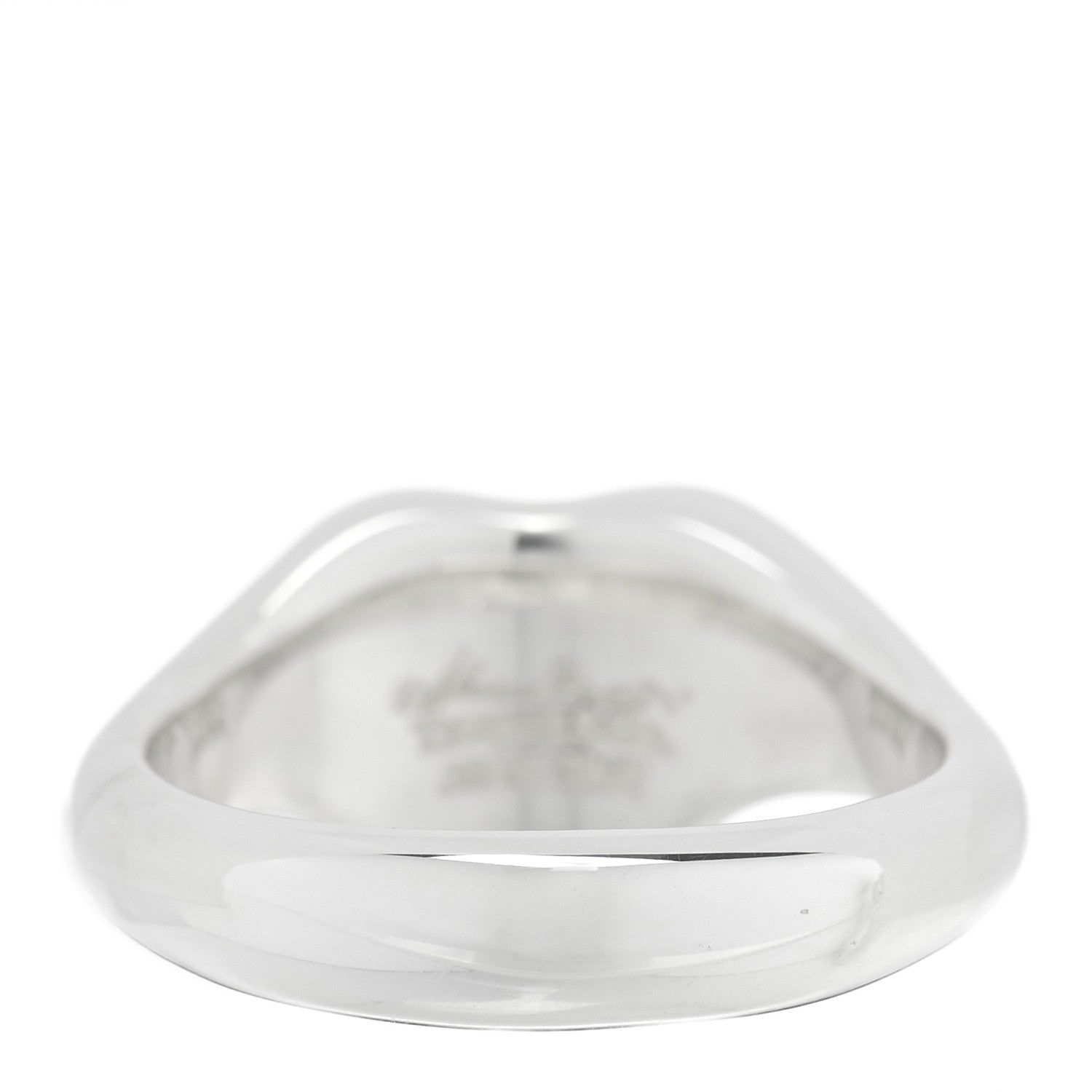 Tiffany Sterling Silver Elsa Peretti Full Heart Ring 50 5.5 3 of 5