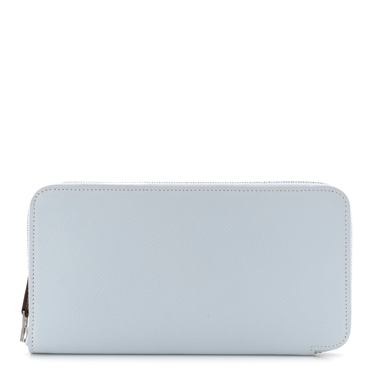 Hermes Epsom Silk'In Wallet Bleu Brume 1 of 8