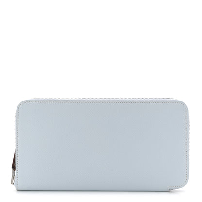 Hermes Epsom Silk'In Wallet Bleu Brume 1 of 8