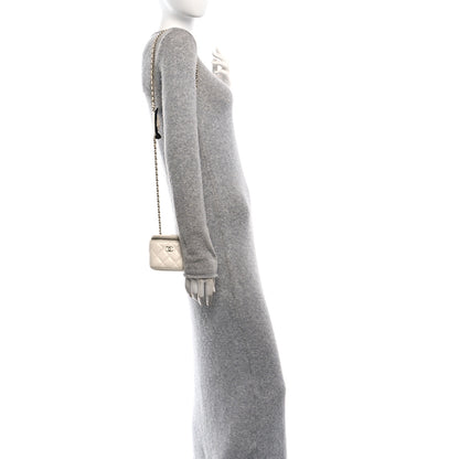 Chanel Lambskin Quilted My Chanel Lady Vanity Case With Chain White 2 of 13
