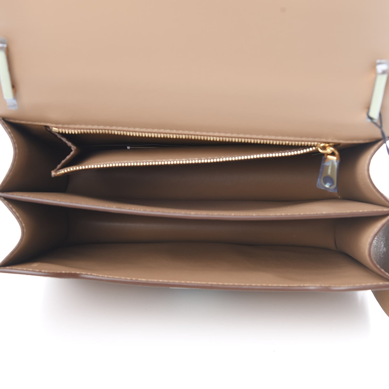 Burberry Calfskin Paneled Medium TB Bag Maple 4 of 10
